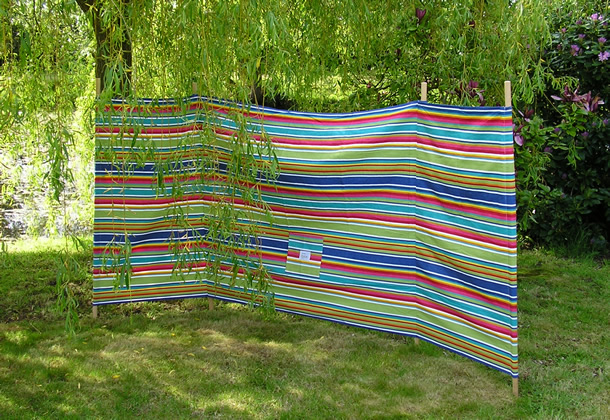 Deckchairstripes windbreaks