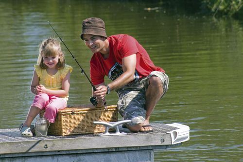 Camping and fishing Camping and fishing