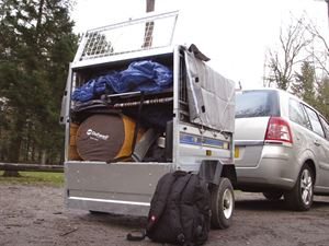 A camping trailer (photo by Iain Duff)