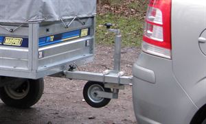 A jockey wheel for a camping trailer (photo by Iain Duff)