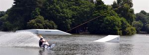 Wakeboarding at the New Forest Water Park
