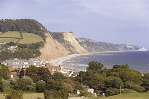 Looking across to Sidmouth beach Looking across to Sidmouth beach