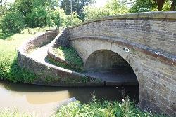Bollington canal bridge Cheshire