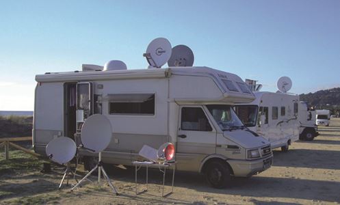 Satellite TV in your motorhome