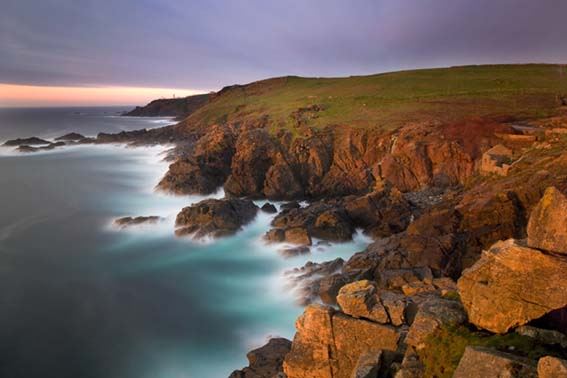 The rugged coastline of west Cornwall