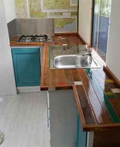 The finished kitchen The finished kitchen