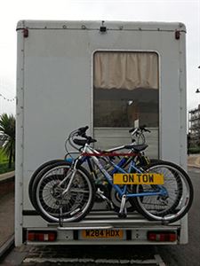 Carrying bikes on the back