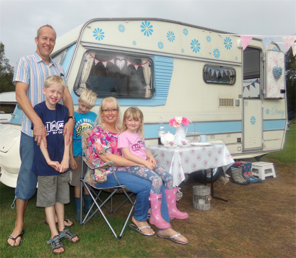 Vintage caravan creation proves popular with the whole family