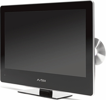 Use a 12v TV and watch while off hook up
