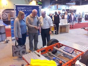 Powrtouch motormover demonstrated at caravan show