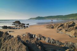 The beach near Woolacombe Bay