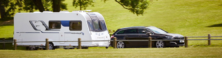 Pegasus Verona caravan on the road