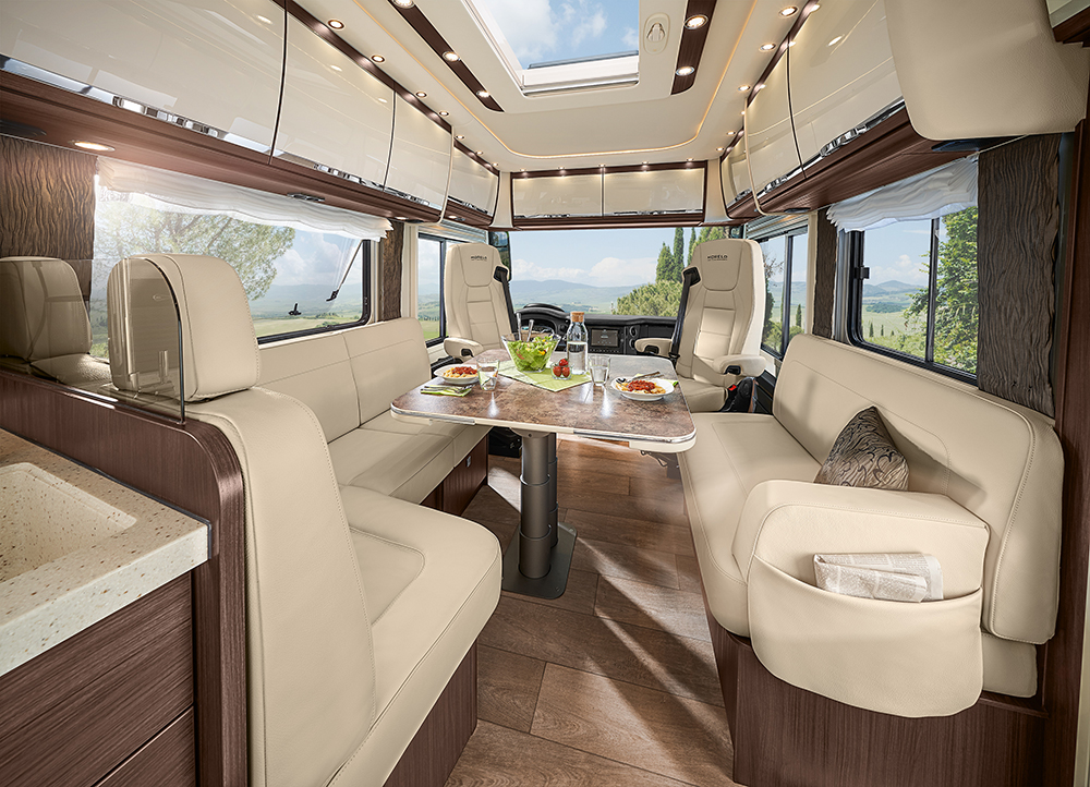 Morelo Palace luxury liner motorhome interior