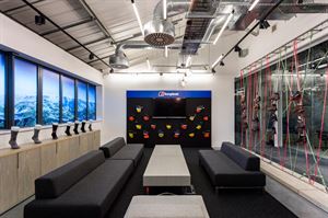 The footwear showroom