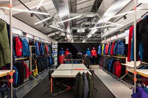 The clothing showroom