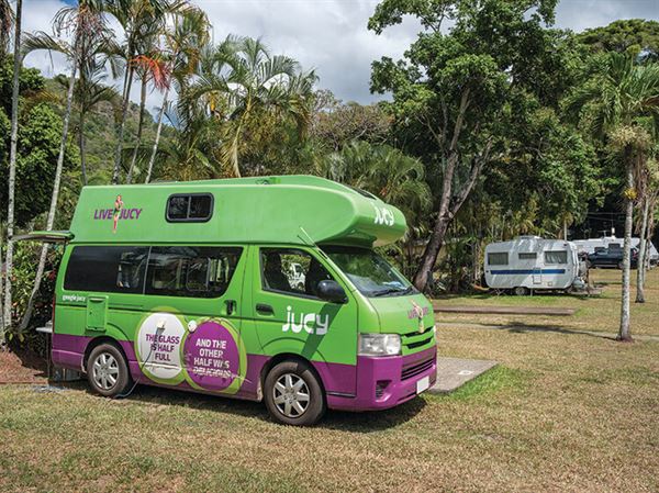 A hired campervan in New Zealand (photo credit: Helen Werin) A hired campervan in New Zealand (photo credit: Helen Werin)