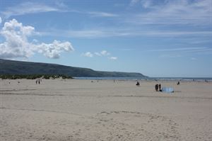 The beach at Barmouth The beach at Barmouth