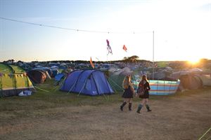 Camp Bestival campsite