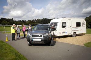 Manoeuvring course from The Camping and Caravanning Club