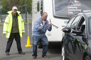 Manoeuvring course from The Camping and Caravanning Club