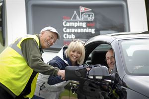 Manoeuvring course from The Camping and Caravanning Club