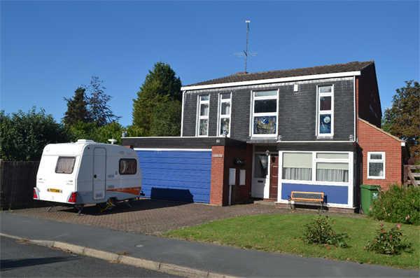 Caravan storage solution or out of order eyesore? You decide...