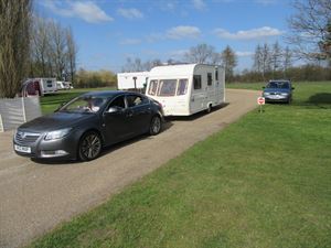 Caravan and towcar outfit in all its glory