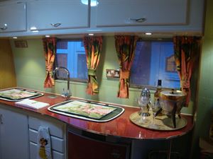 Miss Bamboo's vintage Airstream caravan