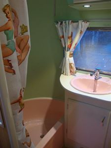 Miss Bamboo's vintage Airstream caravan