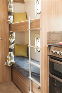 Caravan sleeping for kids and the family