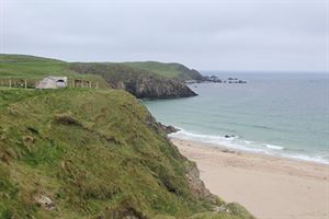 Camping on the edge at Sango Sands