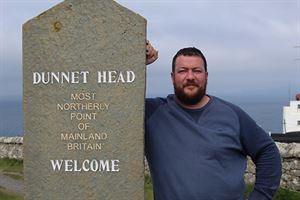 At Britain's most northerly point