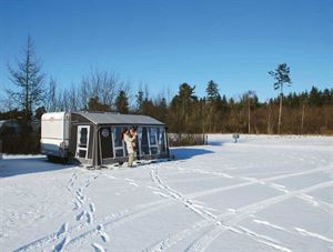 Caravanning in the snow