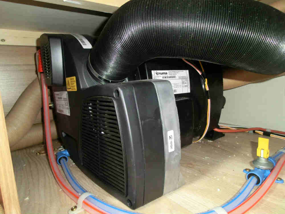 Truma’s Combi boiler and flue
