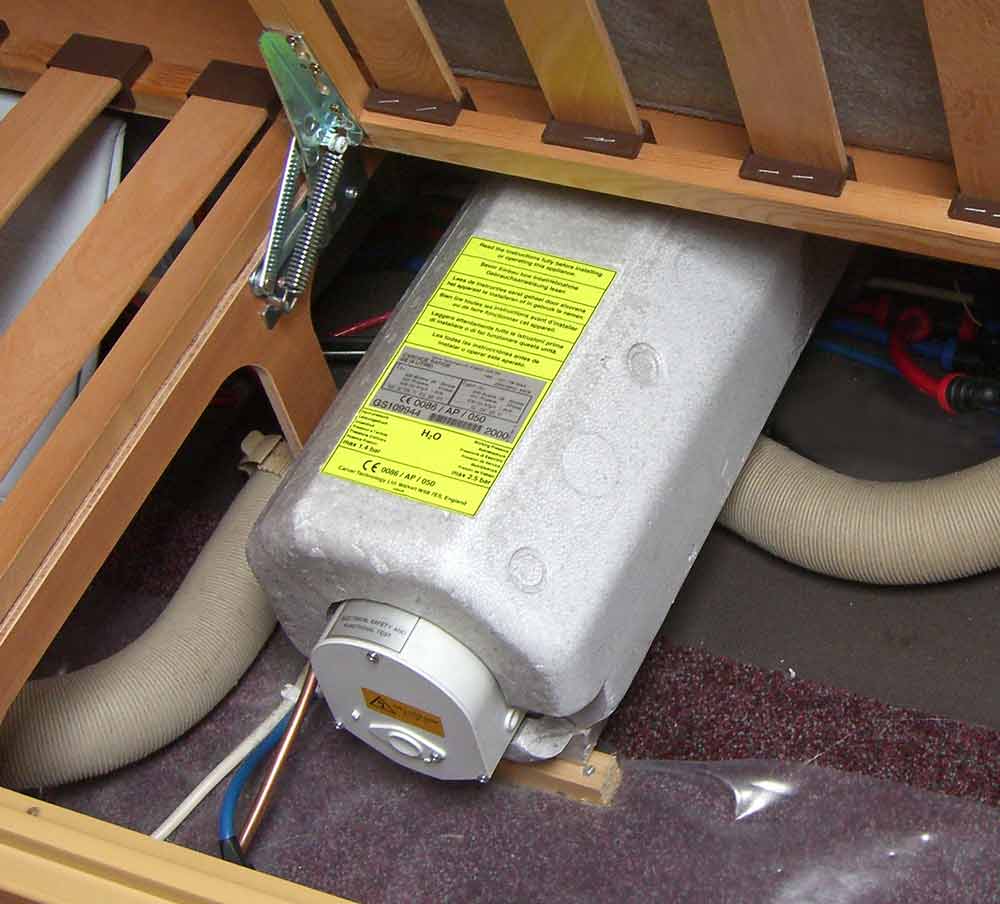 Carver’s Cascade water heater