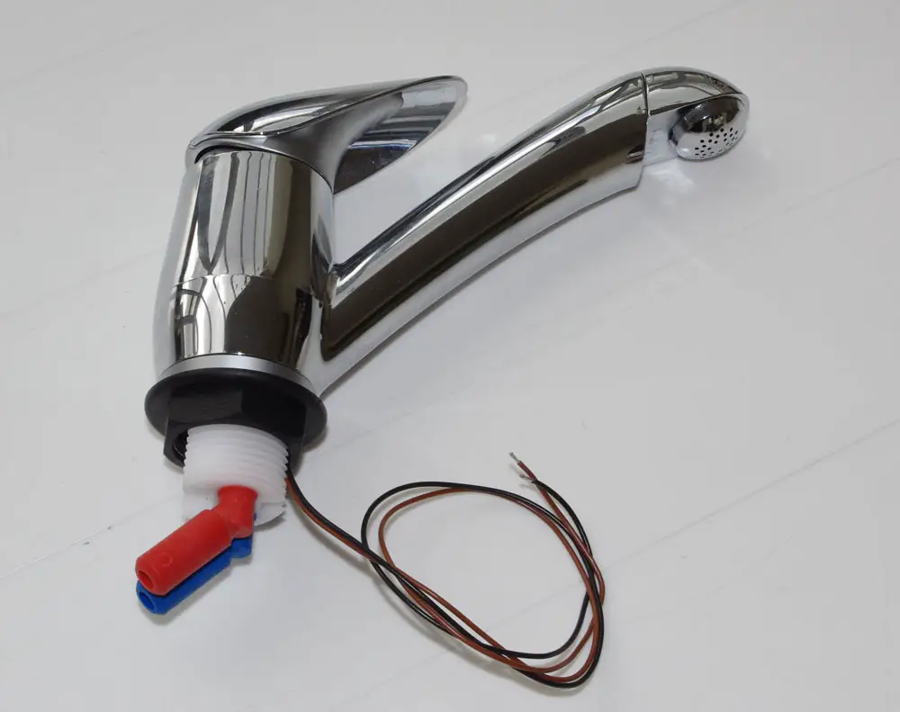 Tap with pressure switch