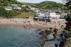 The beach at Combe Martin