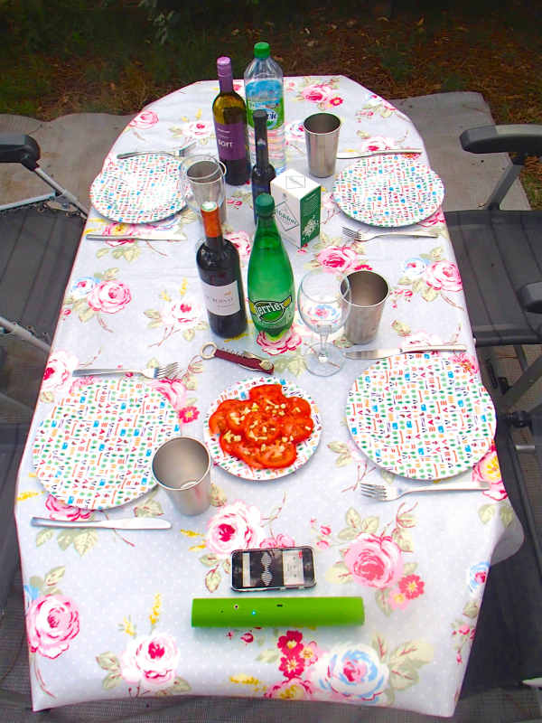 Caravanning essentials - oil cloth