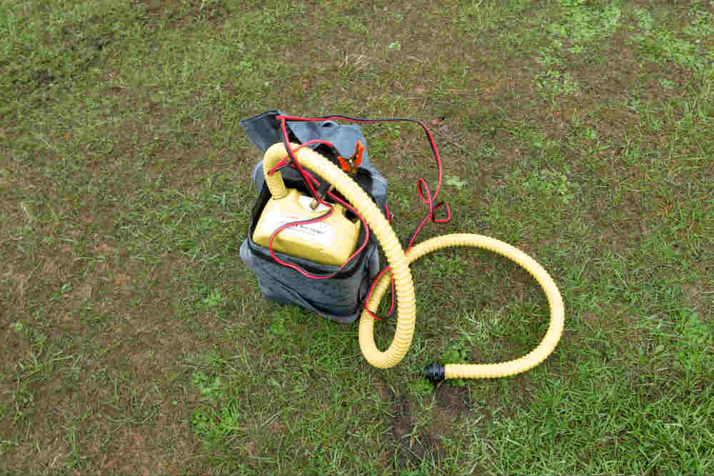 12 volt pump for the caravan awning