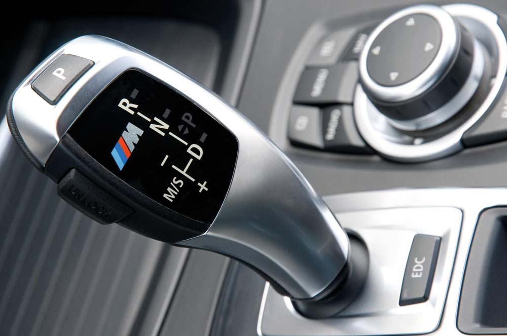 automatic gear shift in a car