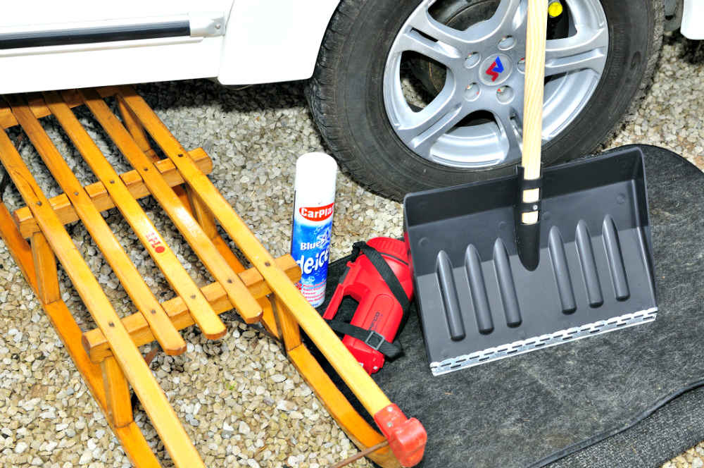 Winter caravanning kit