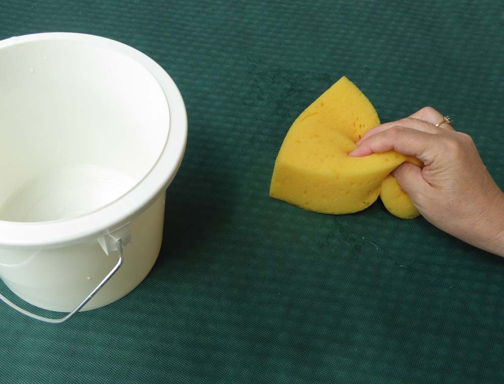 cleaning a caravan cover