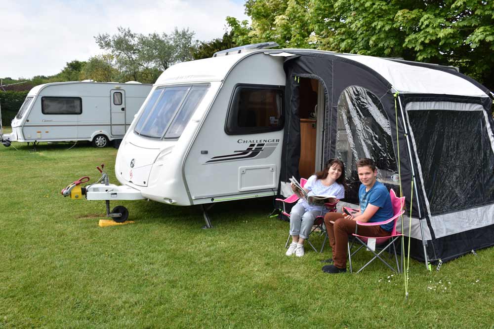 caravan with an iphone 