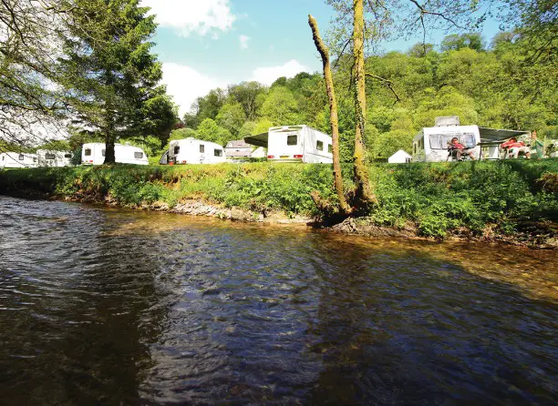 Exe valley caravan site