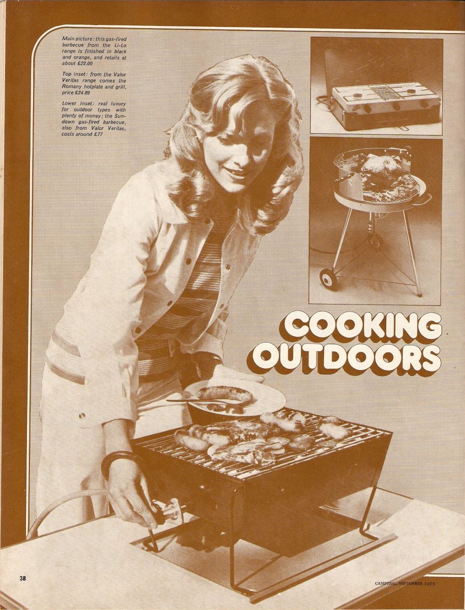 An advert for cooking outdoors Advert for cooking outside