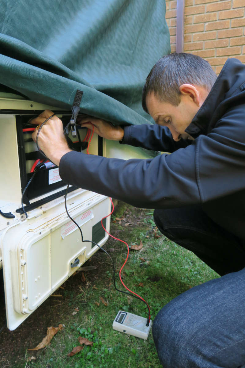 check leisure batteries all through the winter