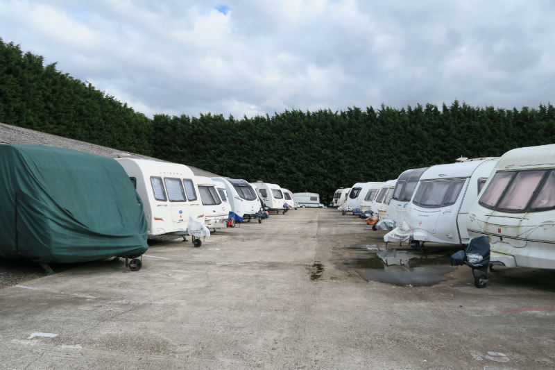 commercial caravan storage site