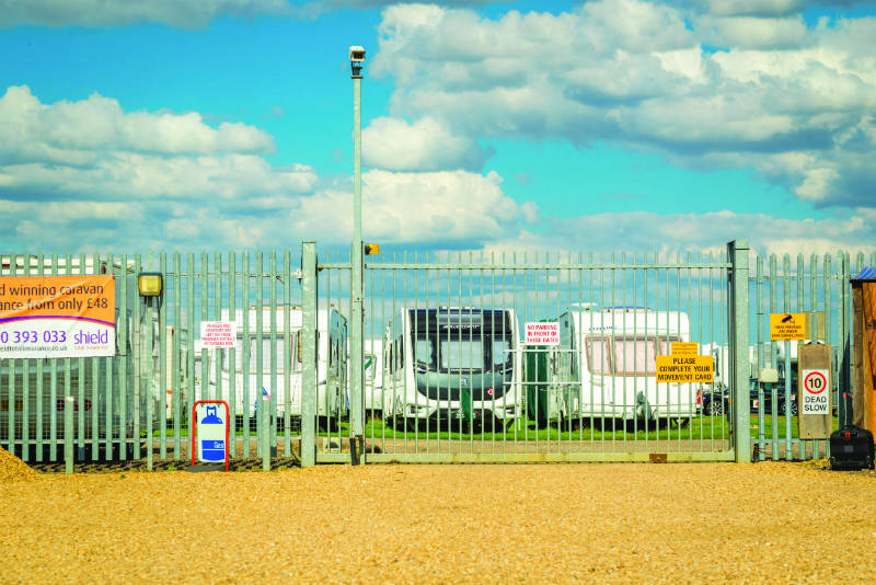 air lock gates - caravan storage