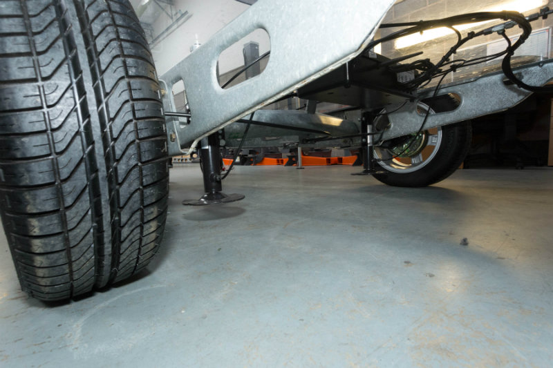 E&P level system - hydraulic legs