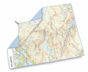 Lifeventure map towel (Photo courtesy of Lifeventure)